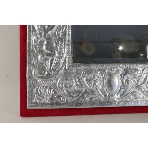 Specchio in metallo argento xixè napoleon iiii 2
