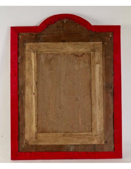 Silver-plated mirror 19th century Napoleon III