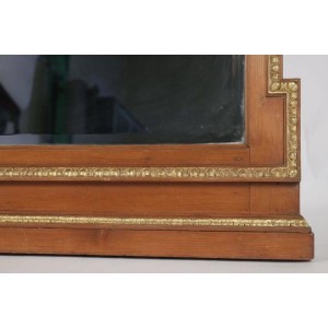 Specchio in legno e stucco in oro neoclassico 2