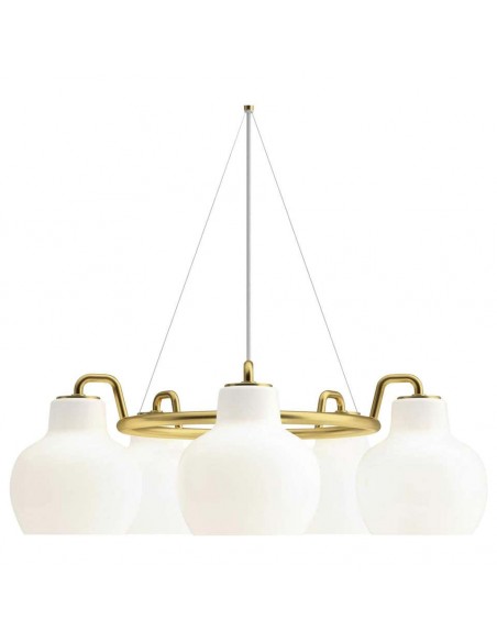 Louis pulseen, suspension 7 light from vilhelm lauritzen