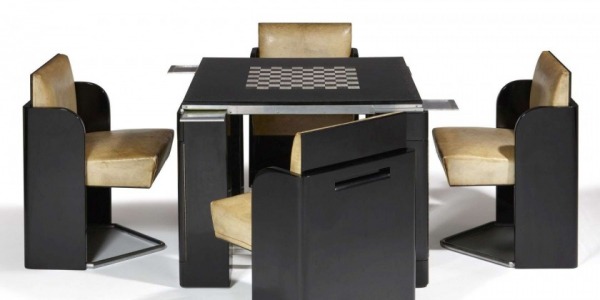Mesa de juegos de Jean Dunand 